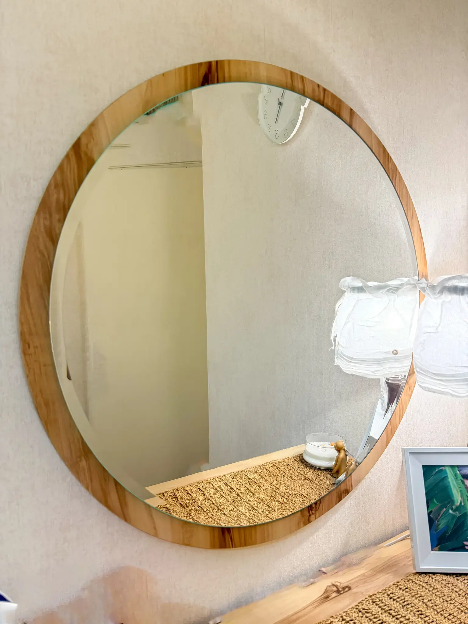 آیینه گرد تراش خورده اسمال